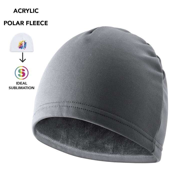 Gorro deportivo para invierno de poliéster y fleece 280 g/m2 cuarta vista