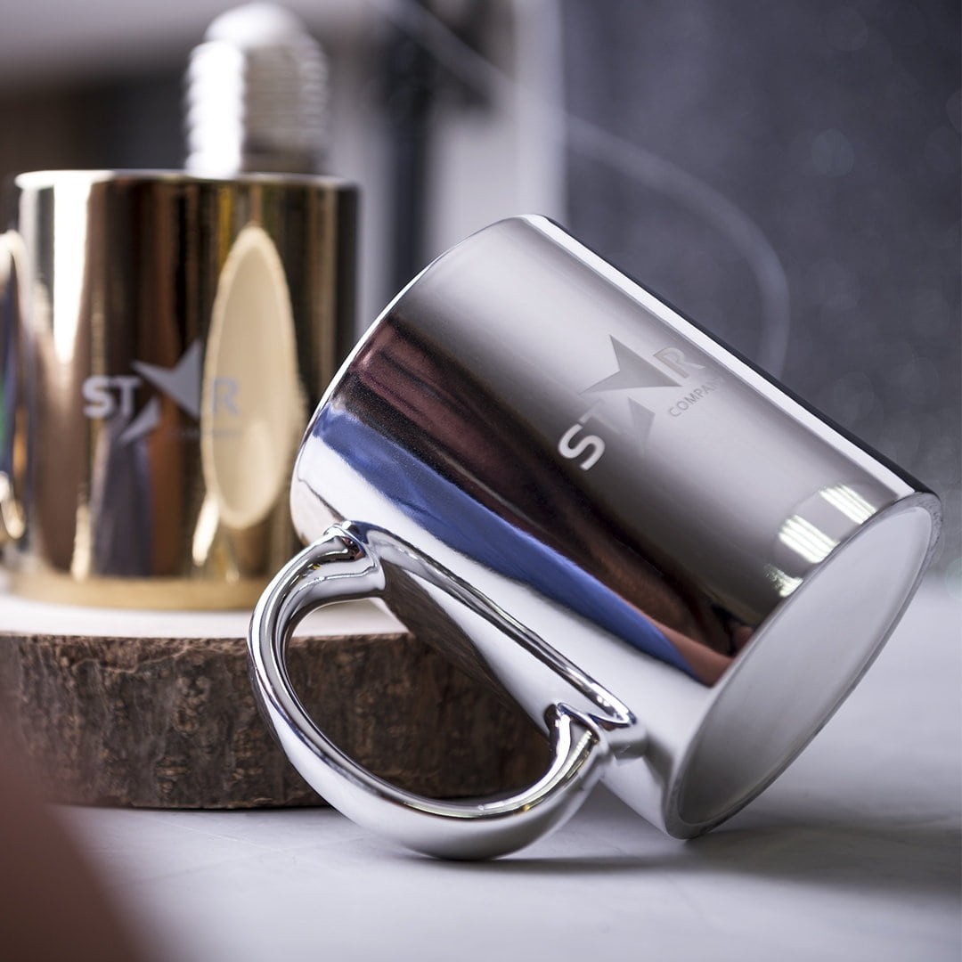 Tazas acabado metálico personalizadas Tazas acabado metálico personalizadas