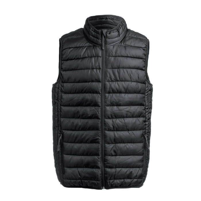 Chalecos cortavientos color negro