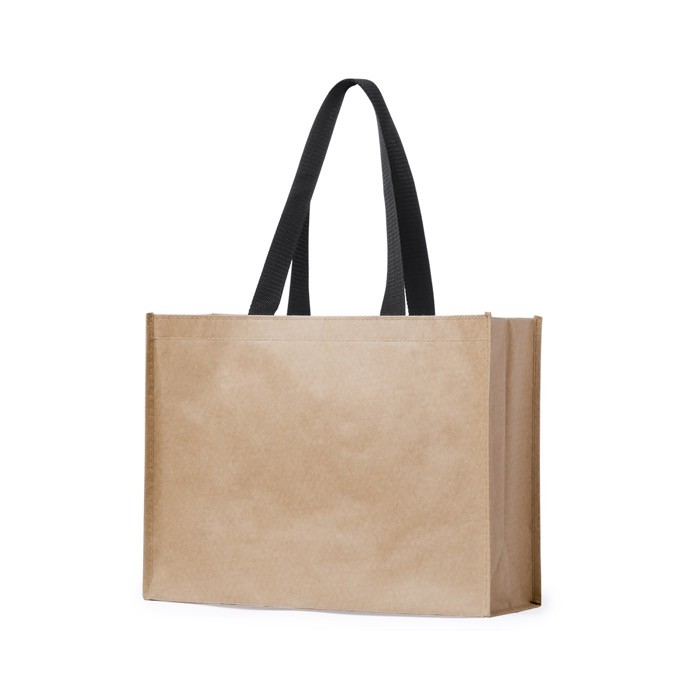 Bolsa de non-woven y papel 140 g/m2 color beige Bolsa de non-woven y papel 140 g/m2 color beige