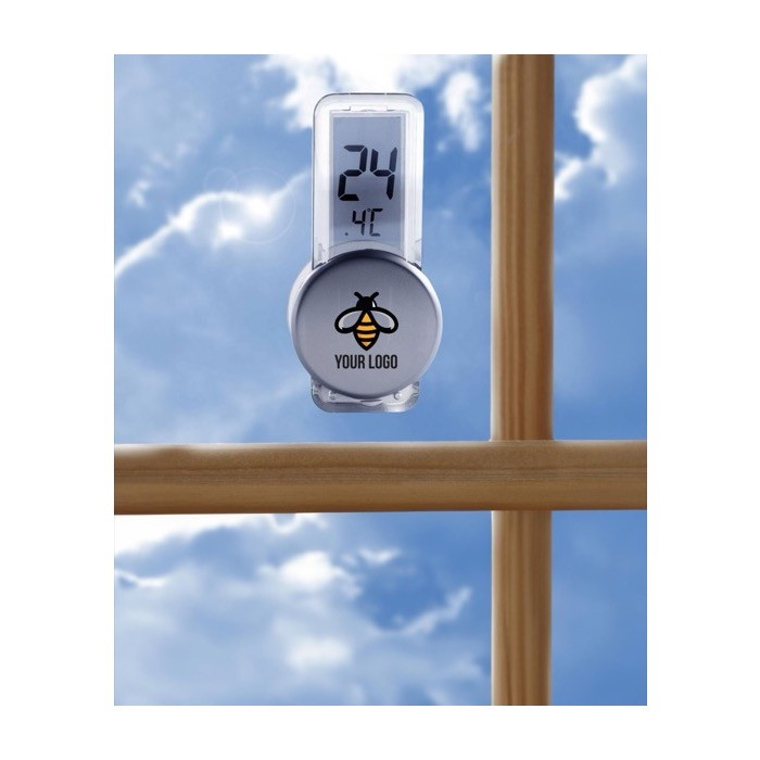 Estación meteorológica digital con ventosa para pegar en superficie segunda vista Estación meteorológica digital con ventosa para pegar en superficie segunda vista