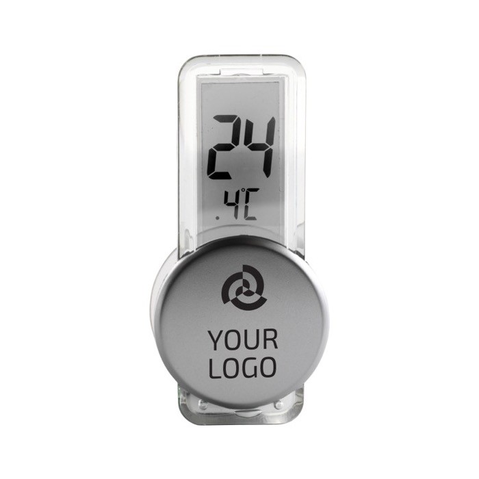 Estación meteorológica digital con ventosa para pegar en superficie tercera vista Estación meteorológica digital con ventosa para pegar en superficie tercera vista