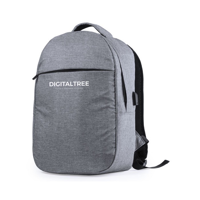 Mochila con protección RFID color gris Mochila con protección RFID color gris