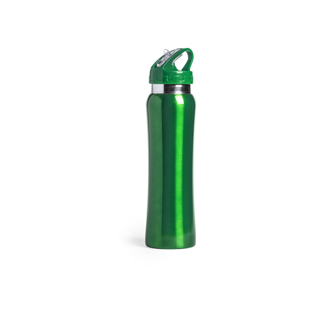 botella metal corporativa verde botella metal corporativa verde