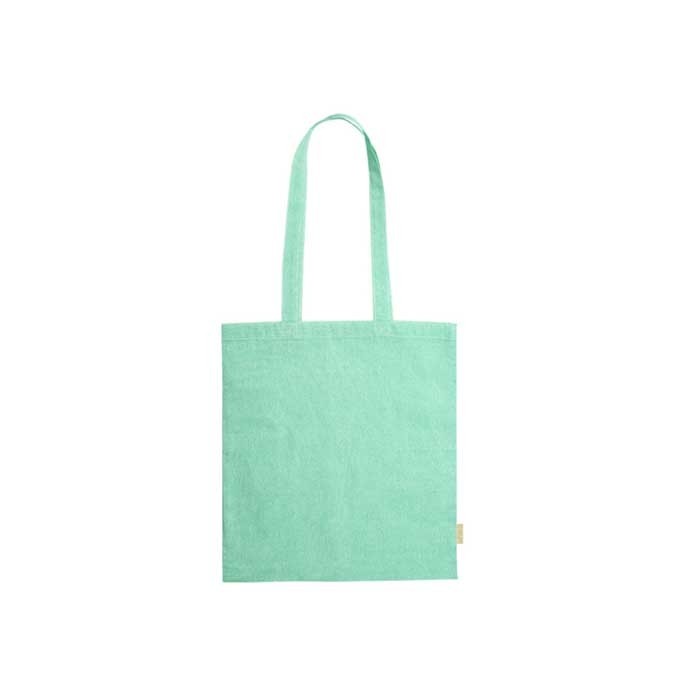 Bolsa de algodón reciclado color verde