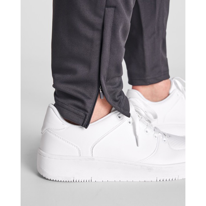 Chándal con pecho de color a contraste con cuello 225 g/m2 Roly Direct Evans color verde lima vista detalle 3