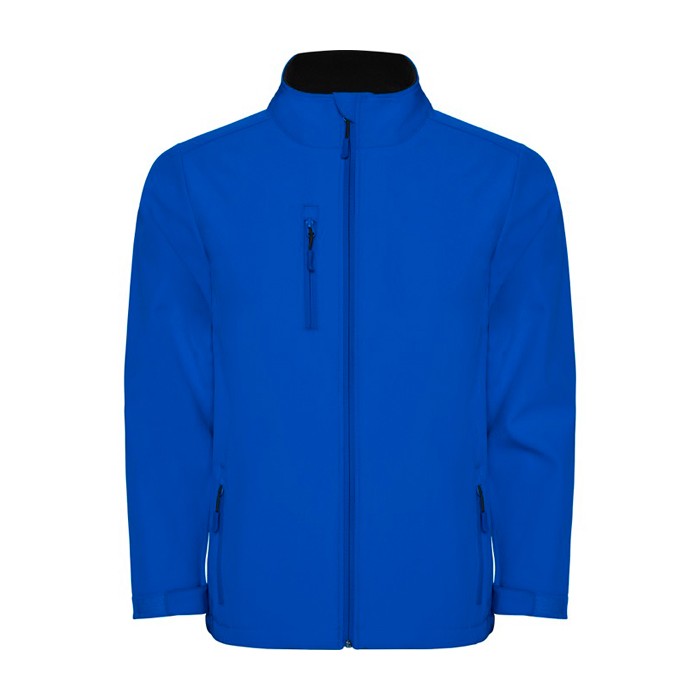 Chaqueta softshell con elastano de 2 capas 300 g/m2 Roly Direct Nebraska color azul real segunda vista