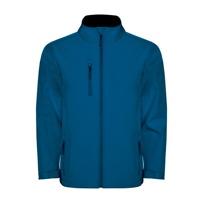 Chaqueta softshell con elastano de 2 capas 300 g/m2 Roly Direct Nebraska color azul oscuro segunda vista