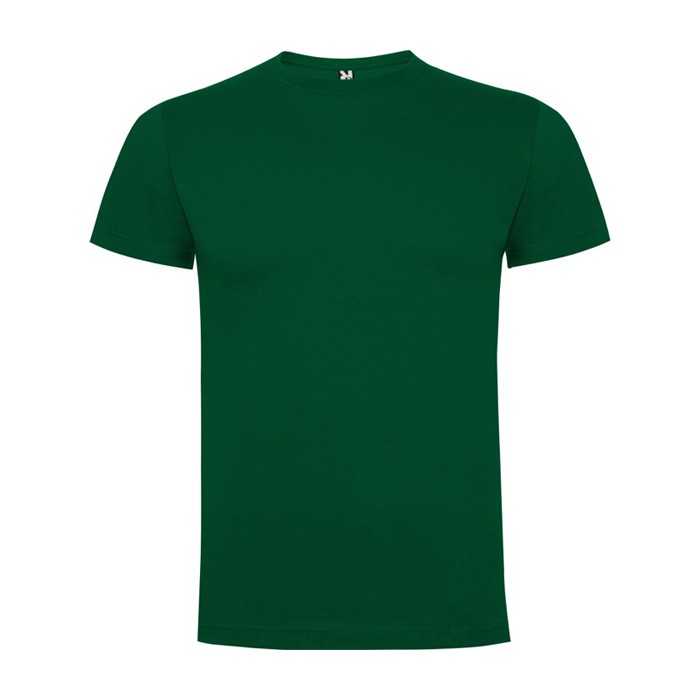 Camiseta de manga corta en algodón 165 g/m2 Roly Direct Dogo Premium color verde botella segunda vista