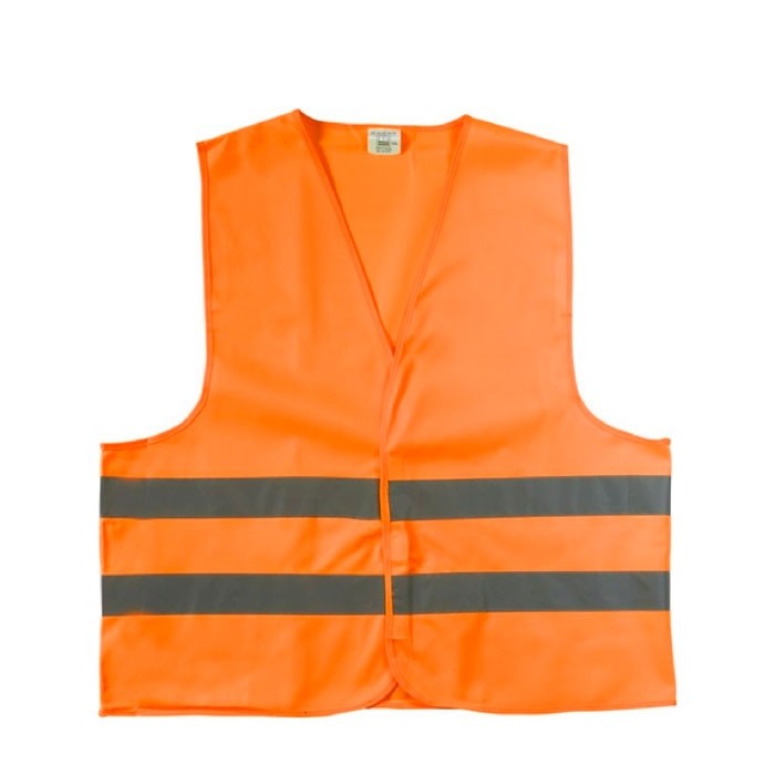 Chaleco de alta visibilidad en poliéster talla M color naranja Chaleco de alta visibilidad en poliéster talla M color naranja