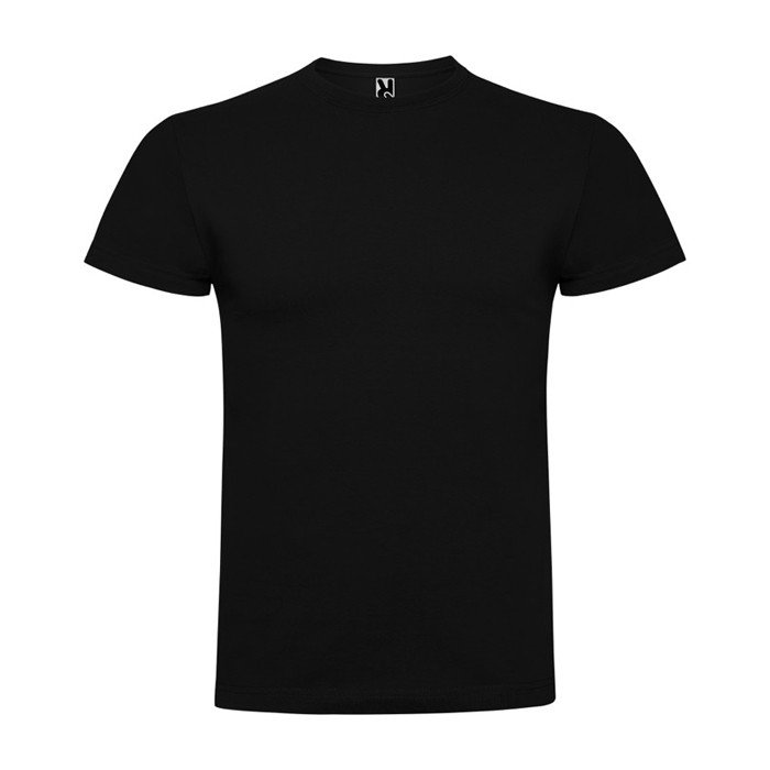 Camiseta de manga corta en algodón peinado 180 g/m2 Roly Direct Braco color negro segunda vista