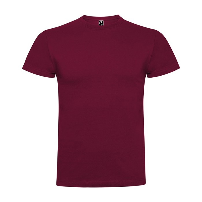 Camiseta de manga corta en algodón peinado 180 g/m2 Roly Direct Braco color caoba segunda vista