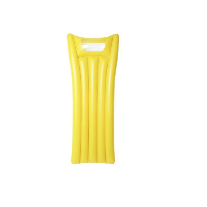 Colchoneta inflable de 180 cm color amarillo Colchoneta inflable de 180 cm color amarillo