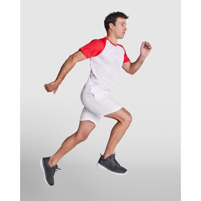 Camiseta sport de poliéster en doble color 140 g/m2 Roly Direct Indianapolis color marrón grisáceo primera vista de uso