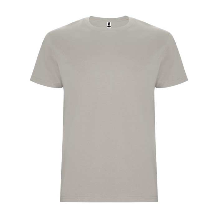 Camiseta de algodón de manga corta 190 g/m2 Roly Direct Stafford color plateado mate segunda vista