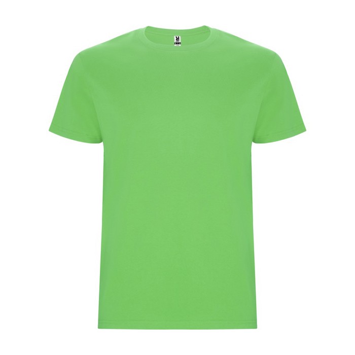 Camiseta de algodón de manga corta 190 g/m2 Roly Direct Stafford color verde claro segunda vista