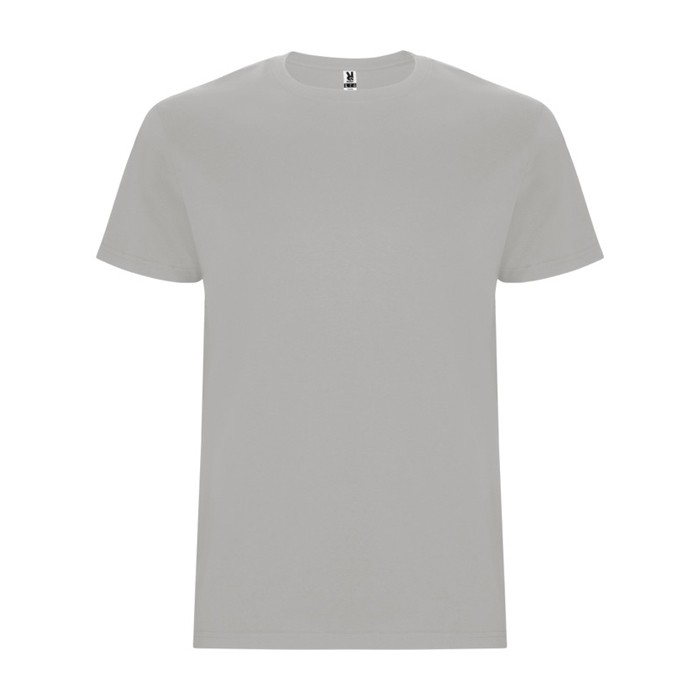 Camiseta de algodón de manga corta 190 g/m2 Roly Direct Stafford color marrón grisáceo segunda vista