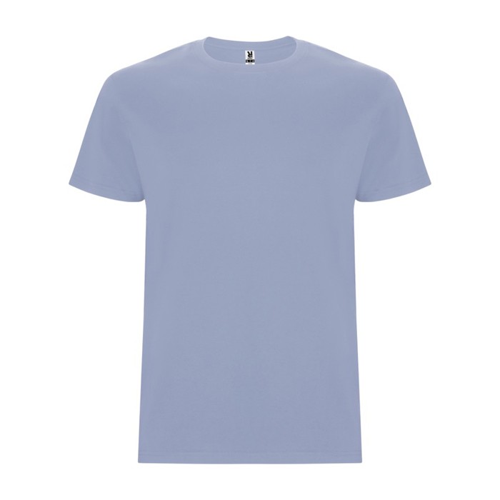 Camiseta de algodón de manga corta 190 g/m2 Roly Direct Stafford color azul bondi segunda vista