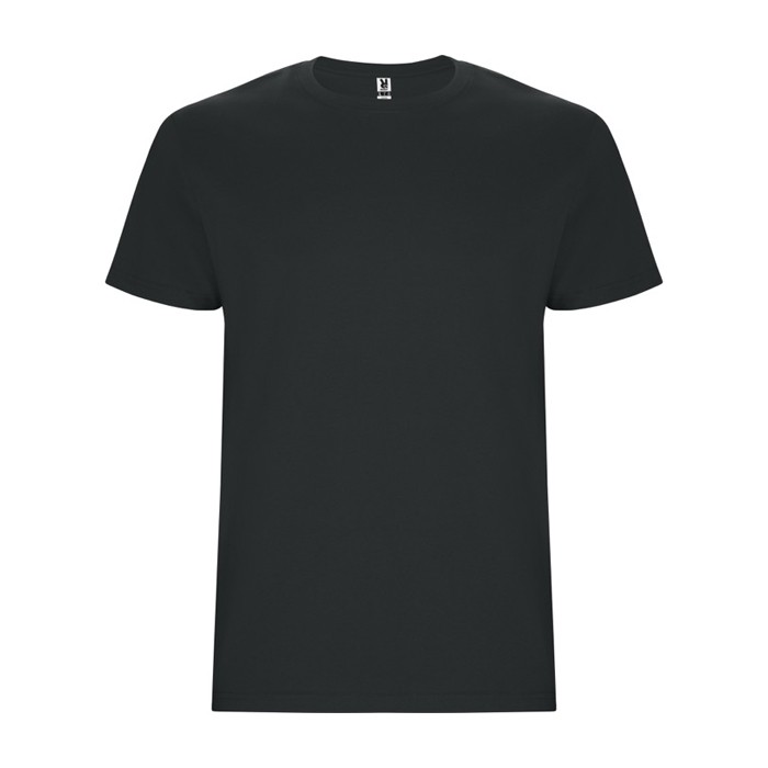 Camiseta de algodón de manga corta 190 g/m2 Roly Direct Stafford color gris topo segunda vista