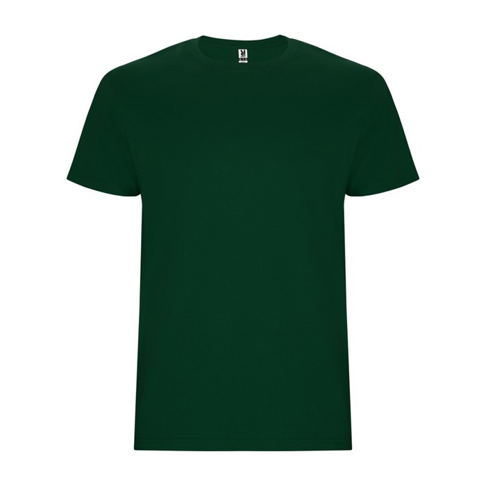 Camiseta de algodón de manga corta 190 g/m2 Roly Direct Stafford color verde botella segunda vista