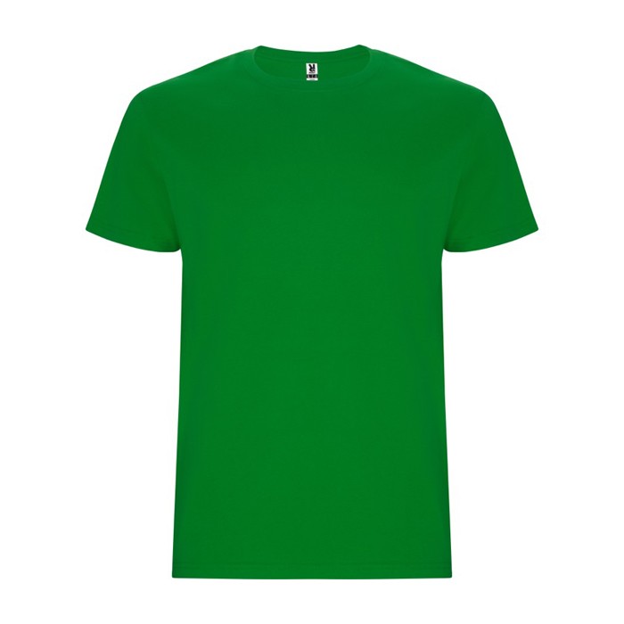 Camiseta de algodón de manga corta 190 g/m2 Roly Direct Stafford color verde bosque segunda vista