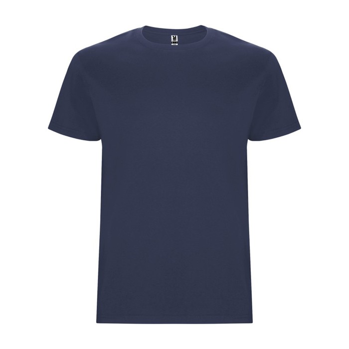 Camiseta de algodón de manga corta 190 g/m2 Roly Direct Stafford color azul vaquero segunda vista