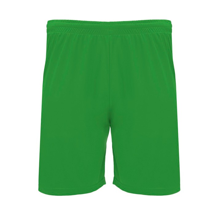 Pantalón deportivo corto de poliéster 140 g/m2 Roly Direct Dortmund color verde segunda vista Pantalón deportivo corto de poliéster 140 g/m2 Roly Direct Dortmund color verde segunda vista