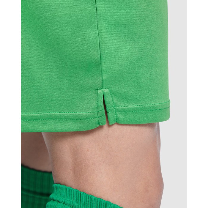 Pantalón deportivo corto de poliéster 140 g/m2 Roly Direct Dortmund color verde vista detalle 1 Pantalón deportivo corto de poliéster 140 g/m2 Roly Direct Dortmund color verde vista detalle 1