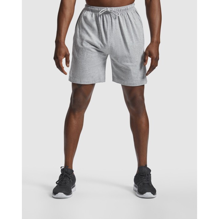 Pantalón corto unisex con cintura elástica 200 g/m2 Roly Direct Sport color azul marino primera vista de uso Pantalón corto unisex con cintura elástica 200 g/m2 Roly Direct Sport color azul marino primera vista de uso