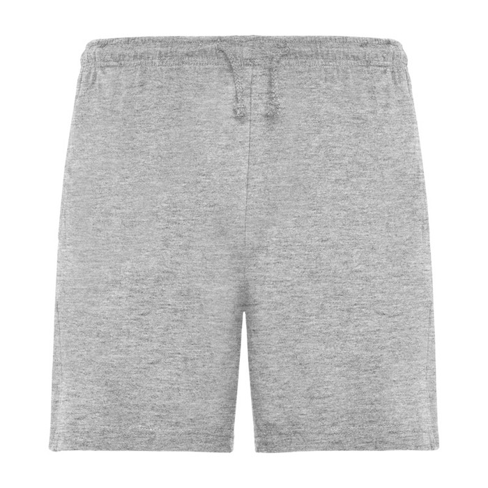 Pantalón corto unisex con cintura elástica 200 g/m2 Roly Direct Sport color gris claro segunda vista Pantalón corto unisex con cintura elástica 200 g/m2 Roly Direct Sport color gris claro segunda vista