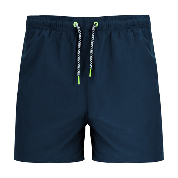 Bañador de poliéster adulto con detalles a contraste 100 g/m2 Roly Direct Balos color azul marino segunda vista