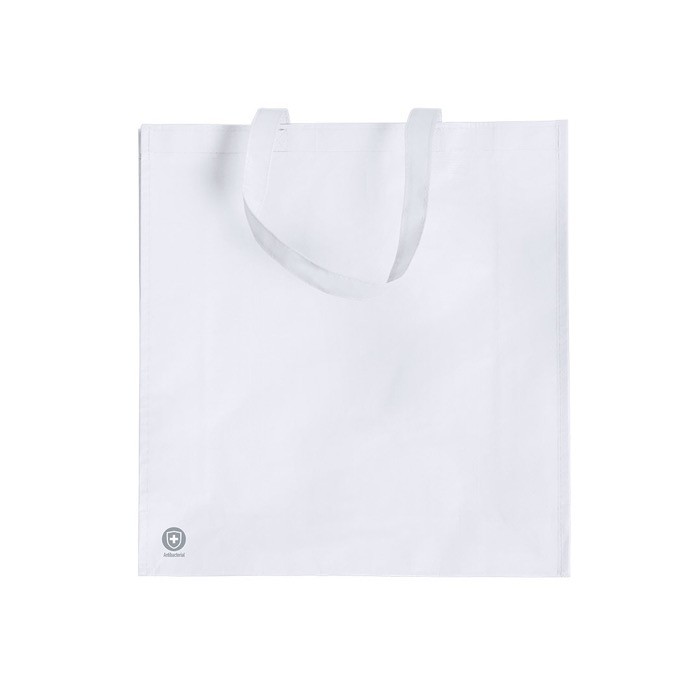 Bolsa de non-woven antibacteriana color blanco