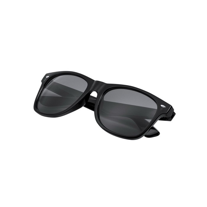 Gafas de sol de RPET con lente negro con protección UV400 octava vista
