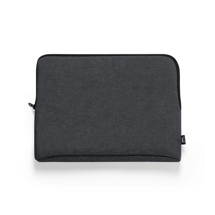 Funda de RPET para ordenador con interior completamente acolchado 15'' color negro primera vista