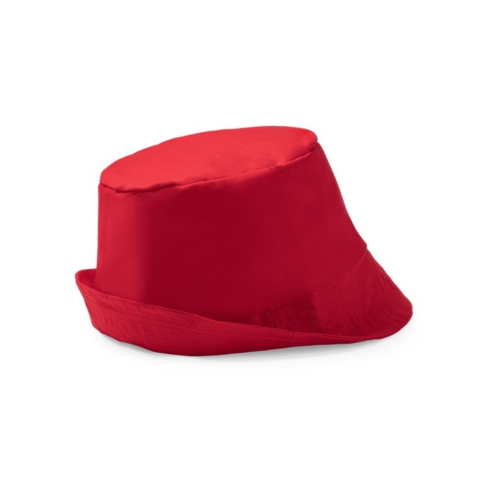Gorro estilo bob de algodón con diseño clásico 170 g/m2 color rojo vista detalle 4