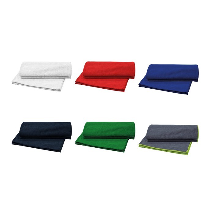 Toalla para baño y playa de poliéster y poliamida 280 g/m2 color gris topo vista detalle 1