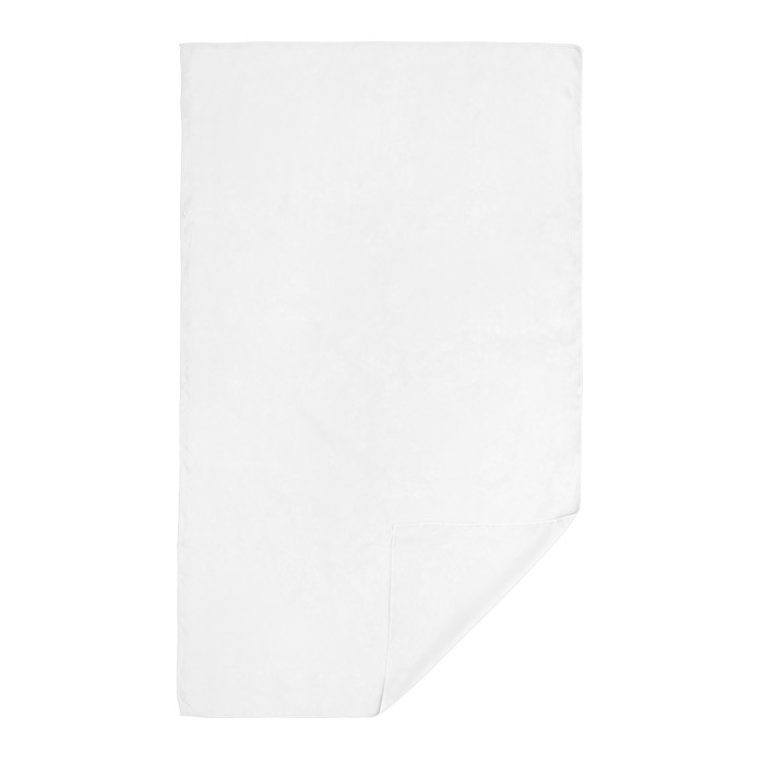 Toalla de microfibra ideal para deporte de poliéster 190 g/m2 color blanco segunda vista