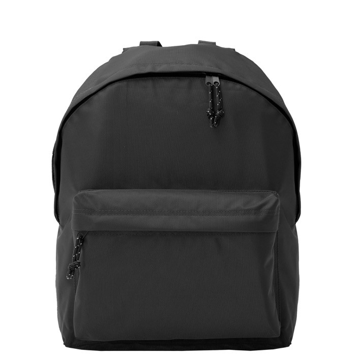 Mochila de poliéster 900D multiusos con compartimento principal color negro segunda vista