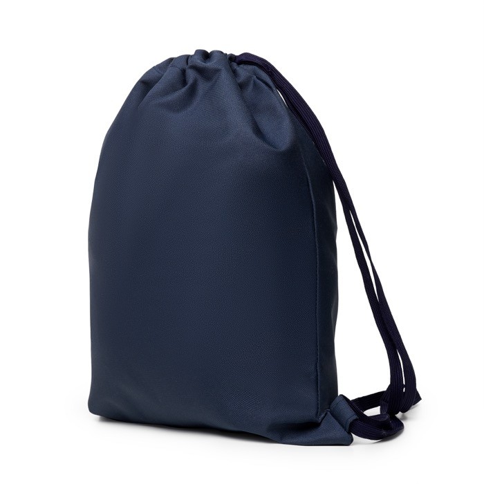 Mochila de cuerdas estilo deportiva de poliéster 150 g/m2 color azul marino vista detalle 3