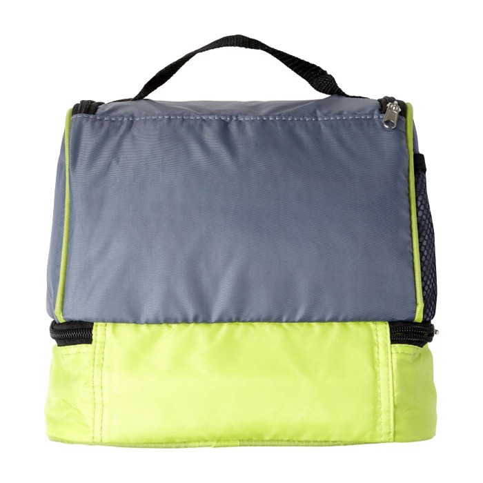 Bolsa térmica de poliéster con nevera en la parte inferior tercera vista Bolsa térmica de poliéster con nevera en la parte inferior tercera vista