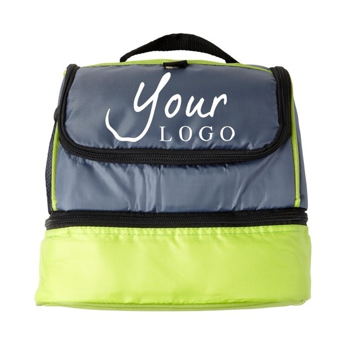 Bolsa térmica de poliéster con nevera en la parte inferior quinta vista Bolsa térmica de poliéster con nevera en la parte inferior quinta vista