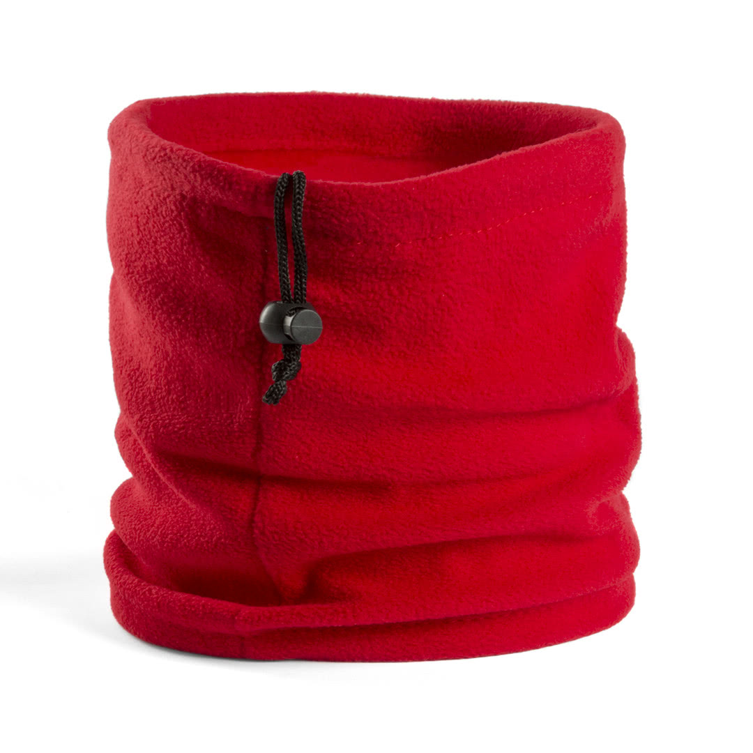 Braga de cuello publicidad ajustable color rojo Braga de cuello publicidad ajustable color rojo