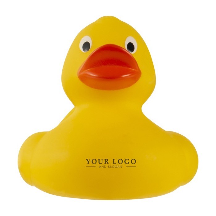 Clásico pato de goma amarillo para el baño personalizable color amarillo primera vista Clásico pato de goma amarillo para el baño personalizable color amarillo primera vista