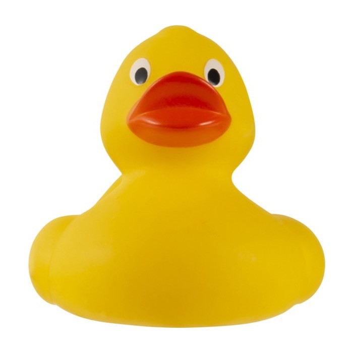 Clásico pato de goma amarillo para el baño personalizable color amarillo tercera vista Clásico pato de goma amarillo para el baño personalizable color amarillo tercera vista