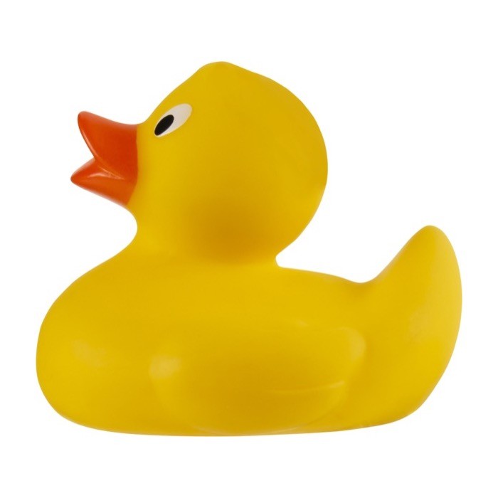 Clásico pato de goma amarillo para el baño personalizable color amarillo cuarta vista Clásico pato de goma amarillo para el baño personalizable color amarillo cuarta vista
