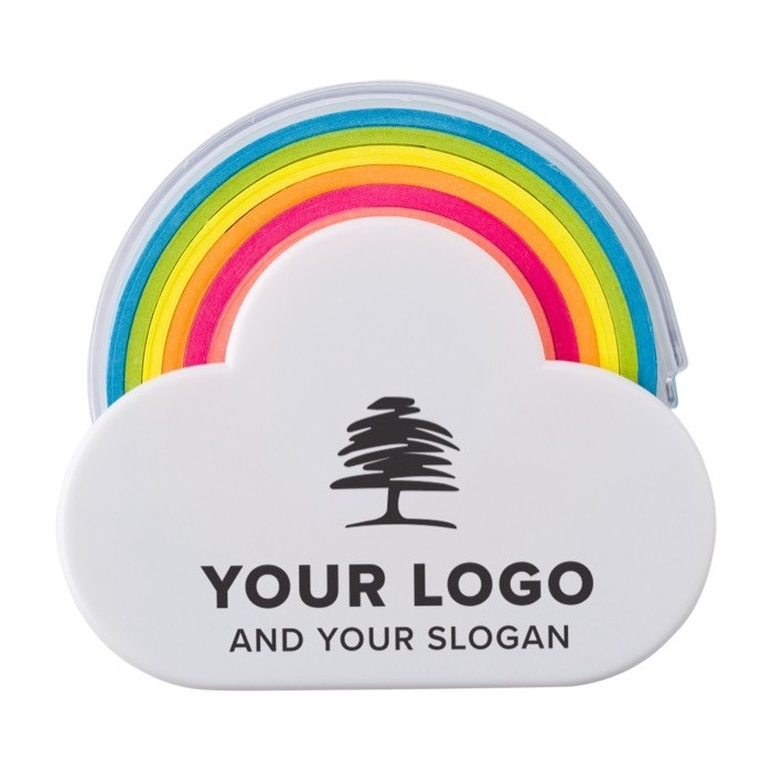 Dispensador en forma de nube de cinta para marcar de distintos colores color blanco primera vista Dispensador en forma de nube de cinta para marcar de distintos colores color blanco primera vista