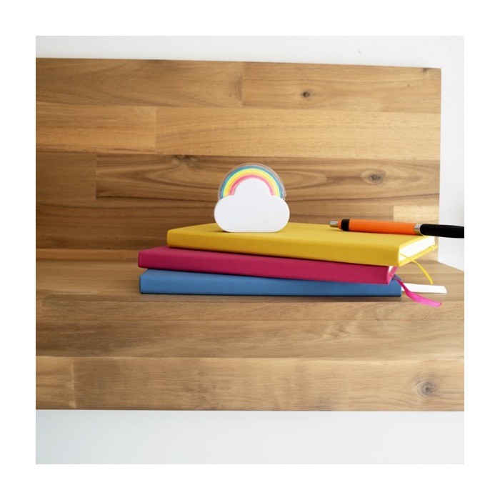 Dispensador en forma de nube de cinta para marcar de distintos colores primera vista Dispensador en forma de nube de cinta para marcar de distintos colores primera vista