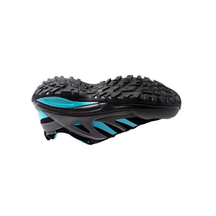 Zapatillas ideales para trekking con función impermeable Roly Direct color turquesa vista detalle 3