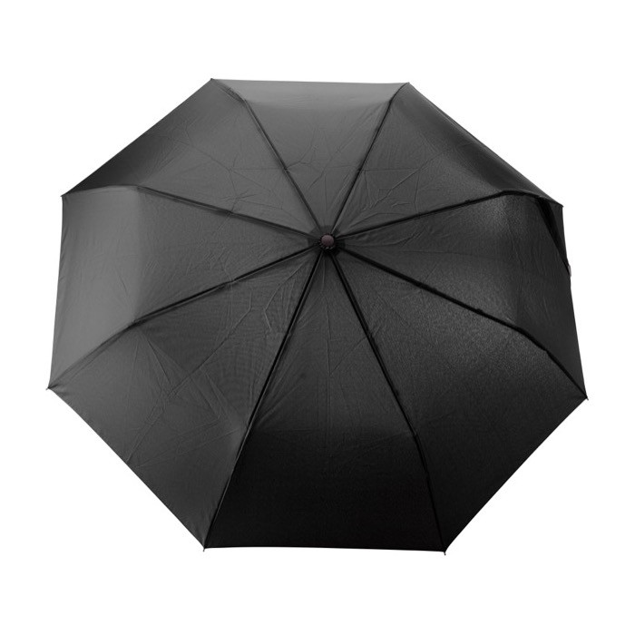 Paraguas automático y plegable de 8 paneles con mango de bambú Ø97 color negro primera vista