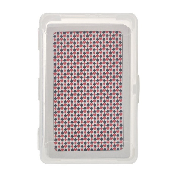Baraja francesa clásica de 54 cartas color transparente segunda vista Baraja francesa clásica de 54 cartas color transparente segunda vista